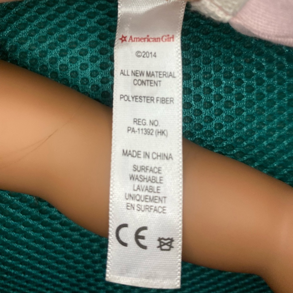 A 2014 Just like me American Girl doll.